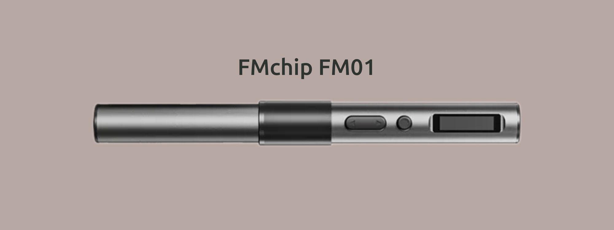 Изображение на монохромном фоне портативного паяльника FMchip FM01