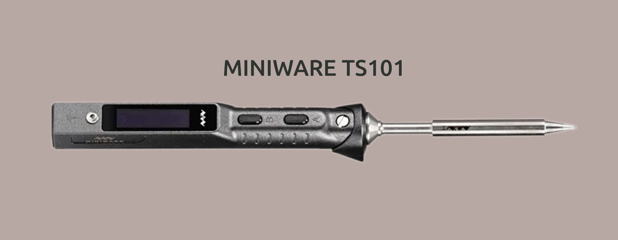 Изображение портативного паяльника Miniware TS101.