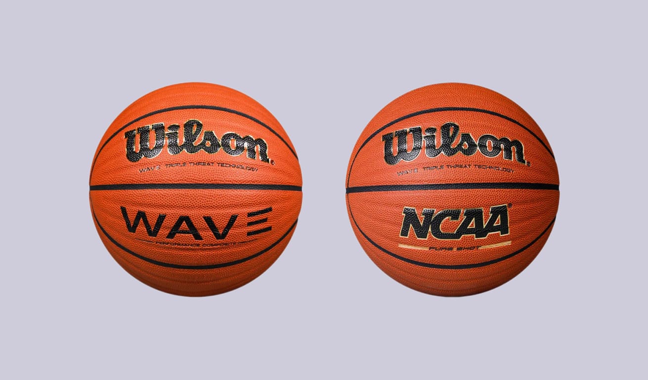 Изображения Wilson WAVE и NCAA WAVE.
