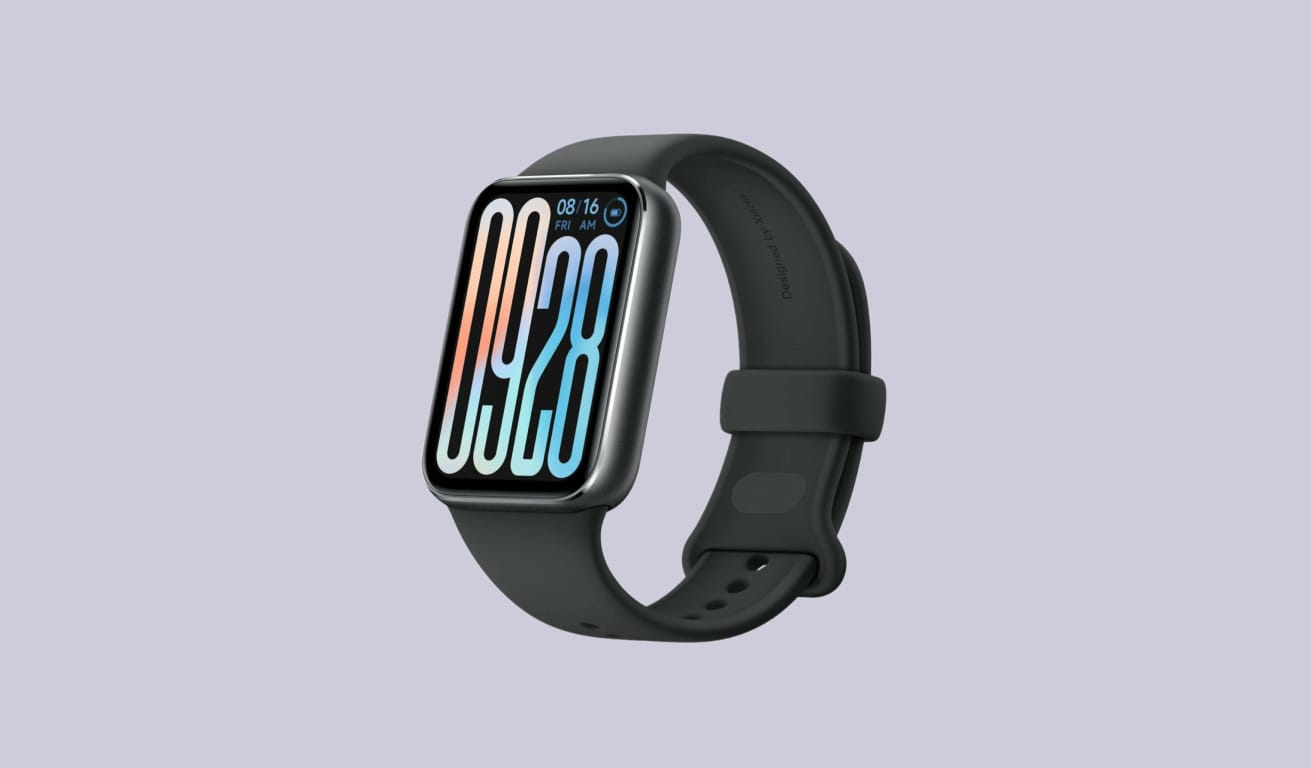 Изображение Xiaomi Smart Band 9 Pro на однотонном светлом фоне.