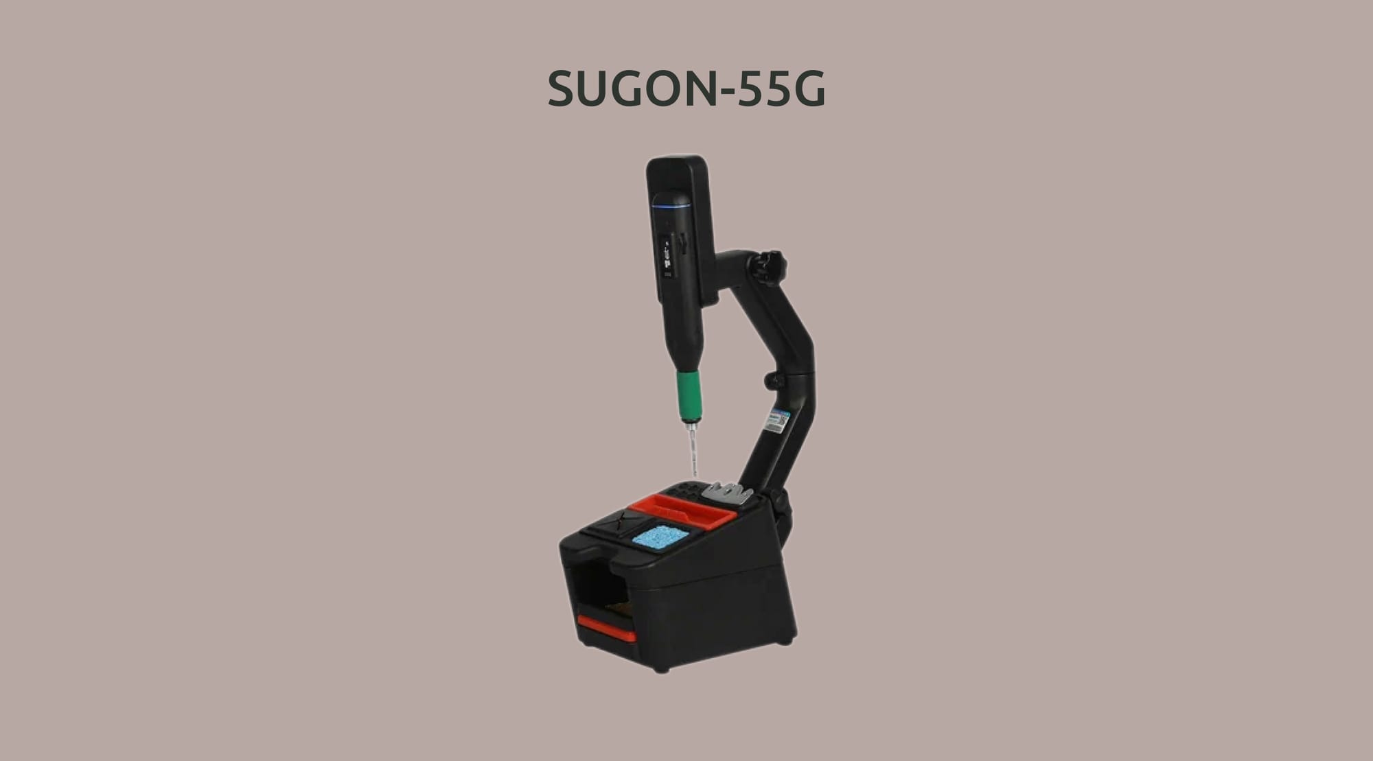 Изображение паяльной станции SUGON-55G с беспроводным паяльником.