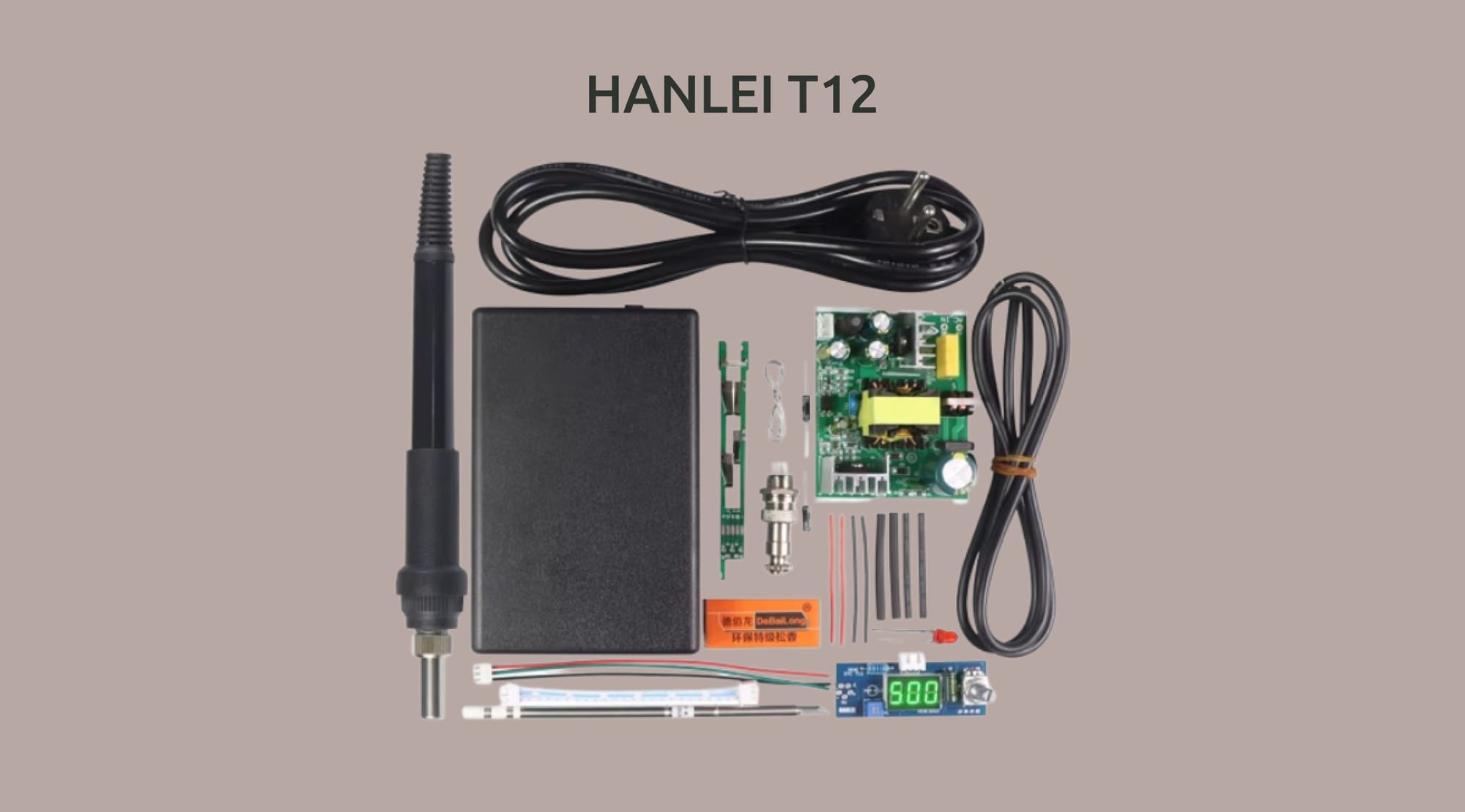 Изображение HANLEI T12 в разобранном виде.