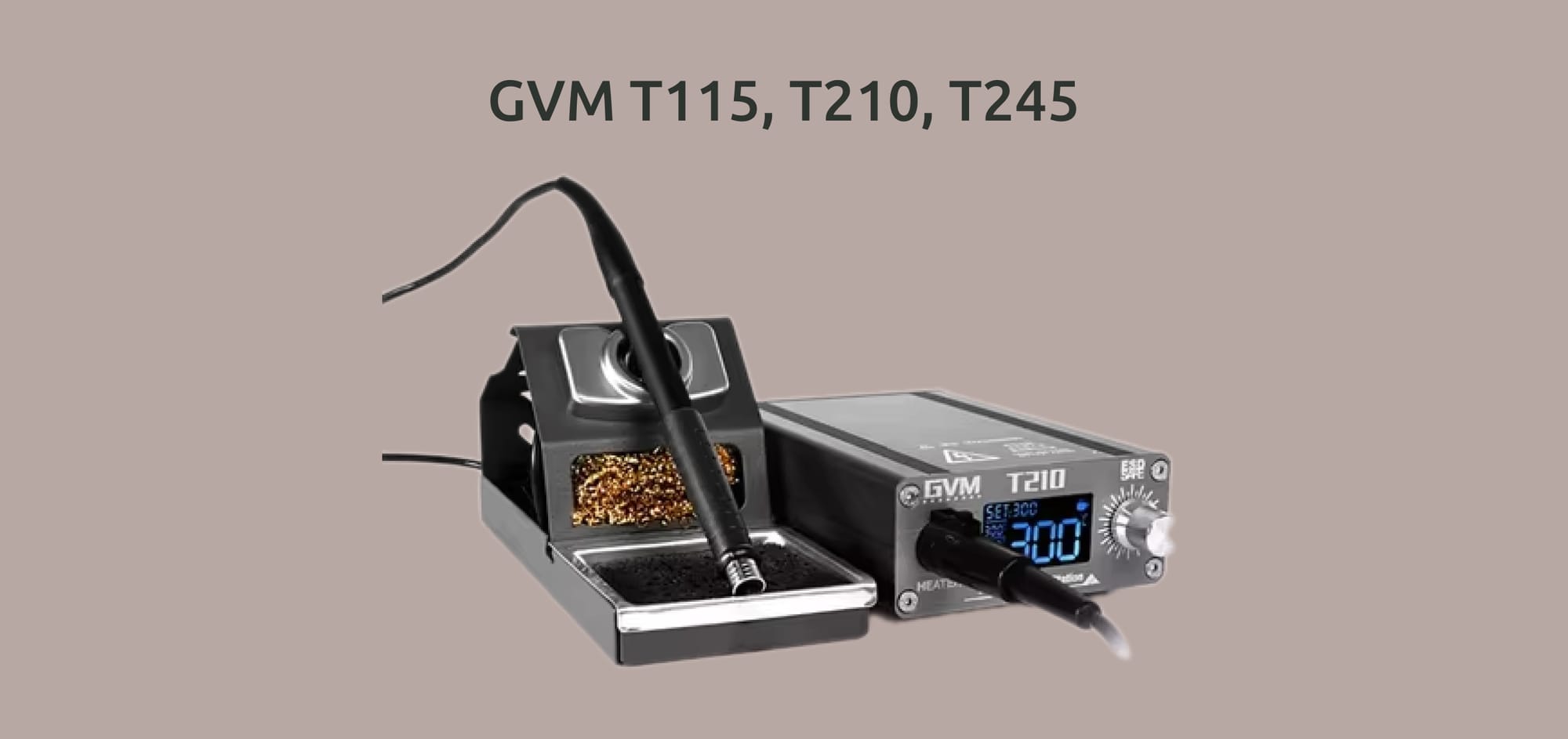 Изображение бюджетной паялки GVM T210.