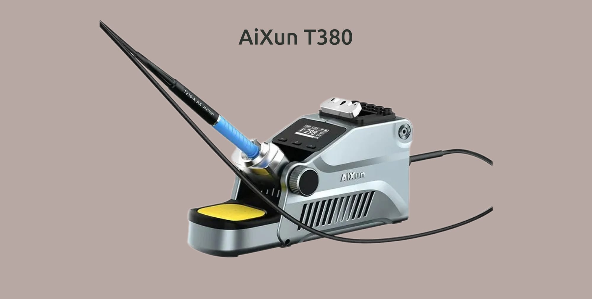 Автономная паяльная станция AiXun T380.