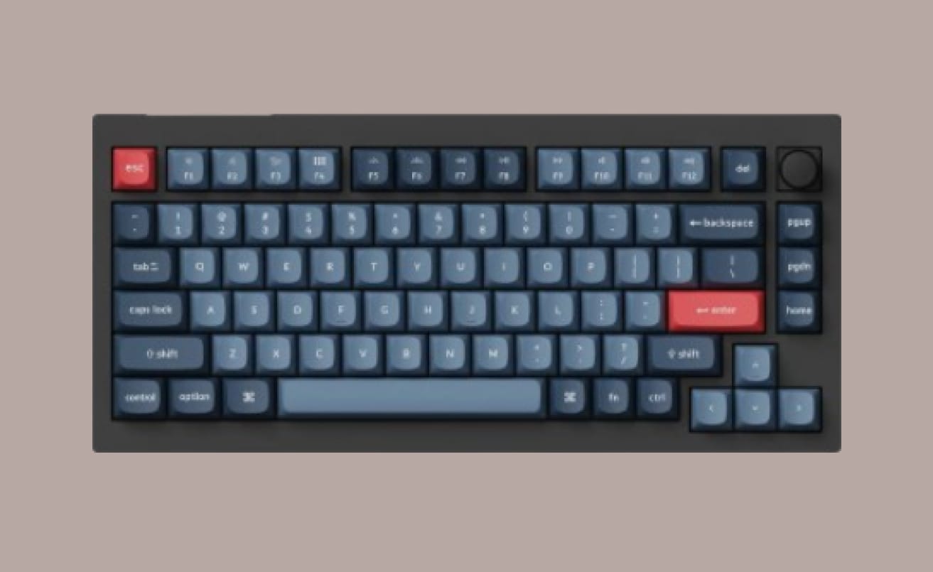 Раскладка (вид сверху) клавиатуры Keychron V1 Max.