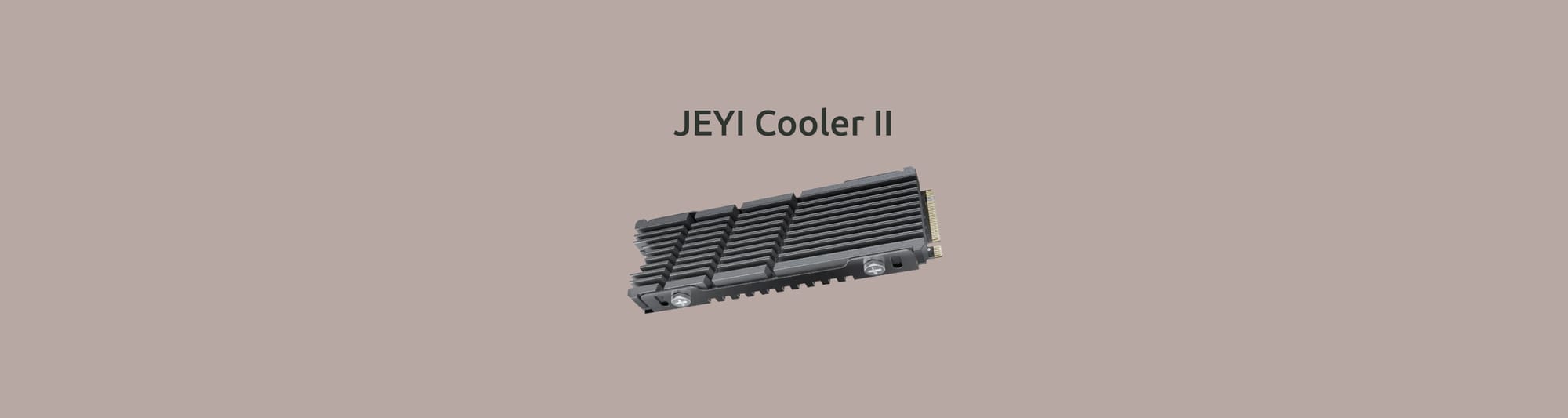 Изображение JEYI Cooler II на однотонном фоне.