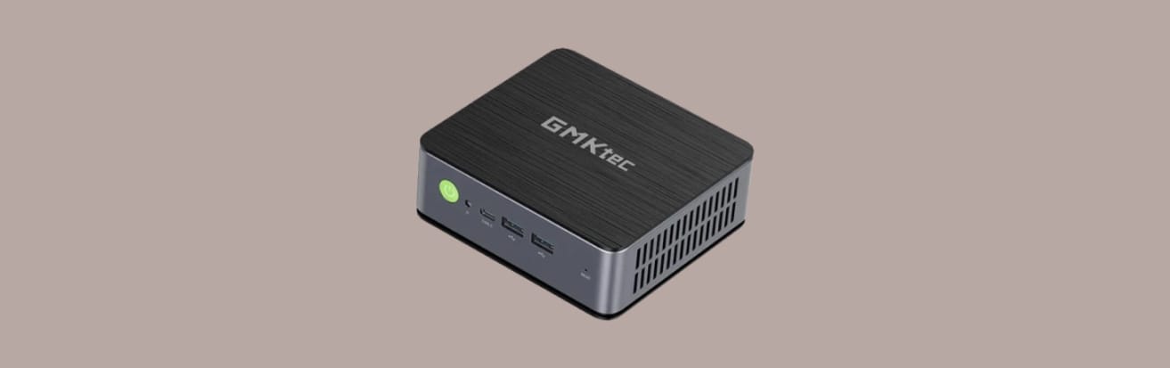 Изометрическое изображение GMKtec NucBox K2.