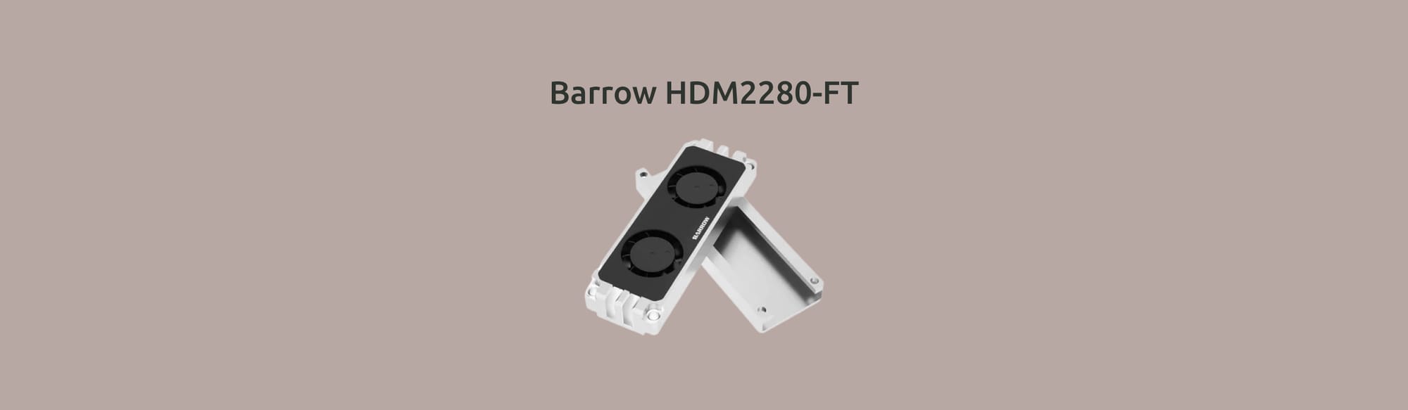 Изображение радиатора для SSD M.2 Barrow HDM2280-FT.