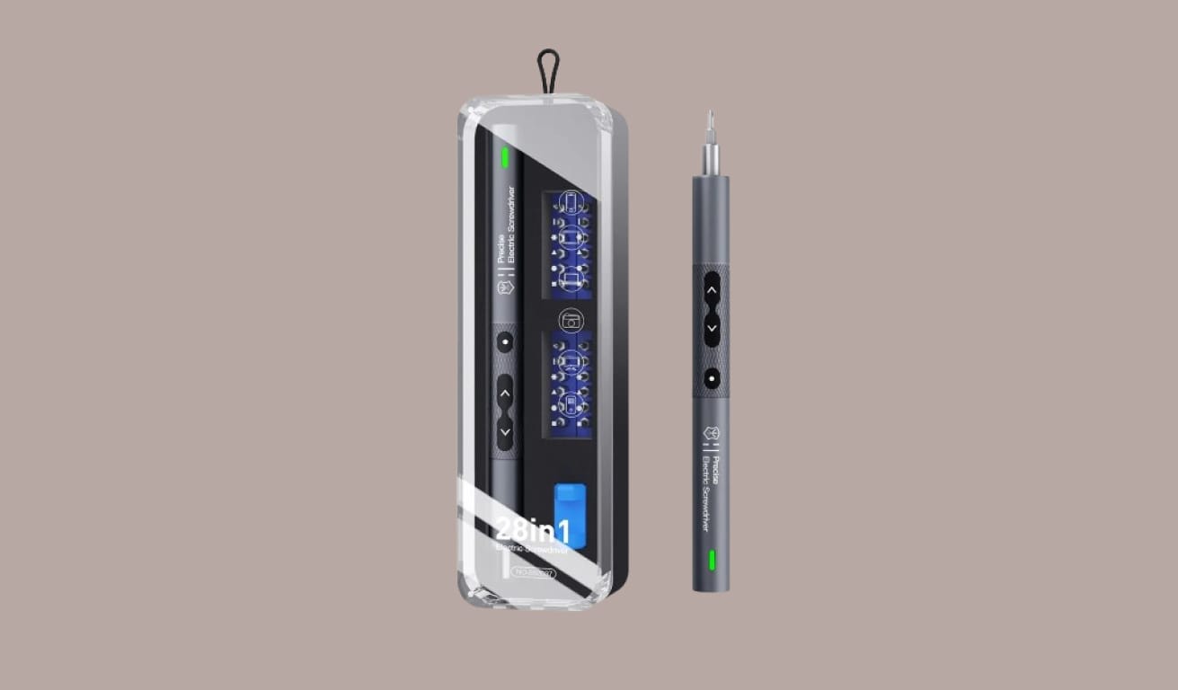Изображение набора UF-TOOLS KS-882037 с аккумуляторной мини-отвёрткой.