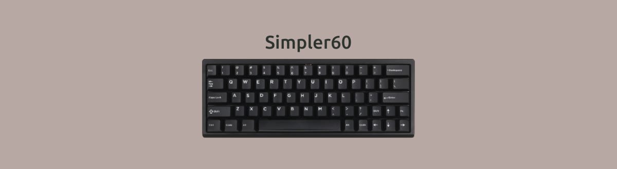 Изображение Simpler60 на однотонном фоне.