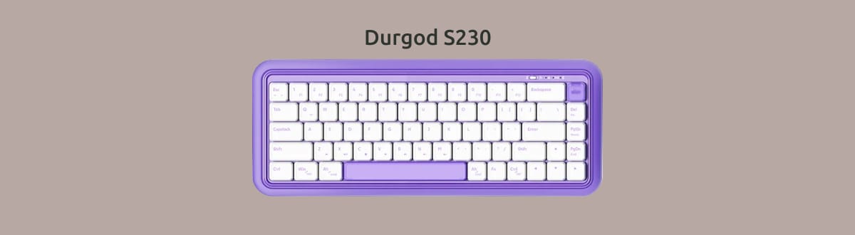 DURGOD S230 на монохромном фоне.