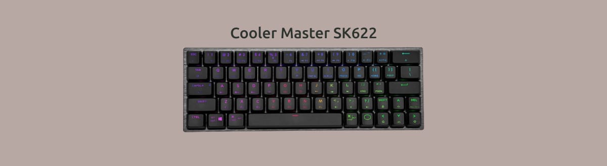 Cooler Master SK622 на однотонном фоне.