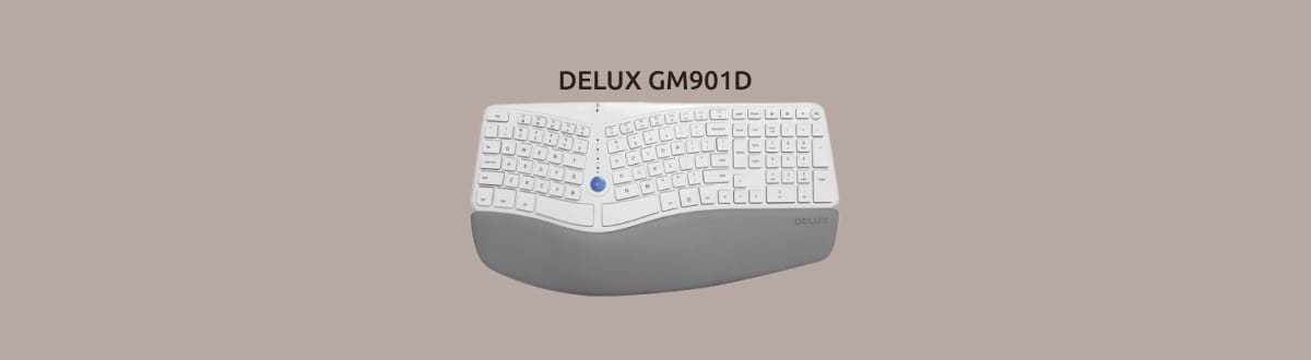 Delux GM901D на монохромном фоне.