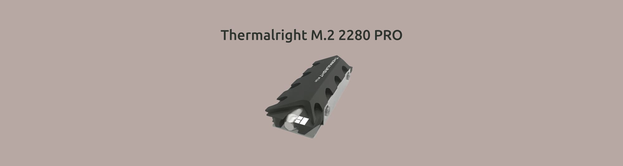 Изображение в изометрии радиатора Thermalright M.2 2280 PRO.