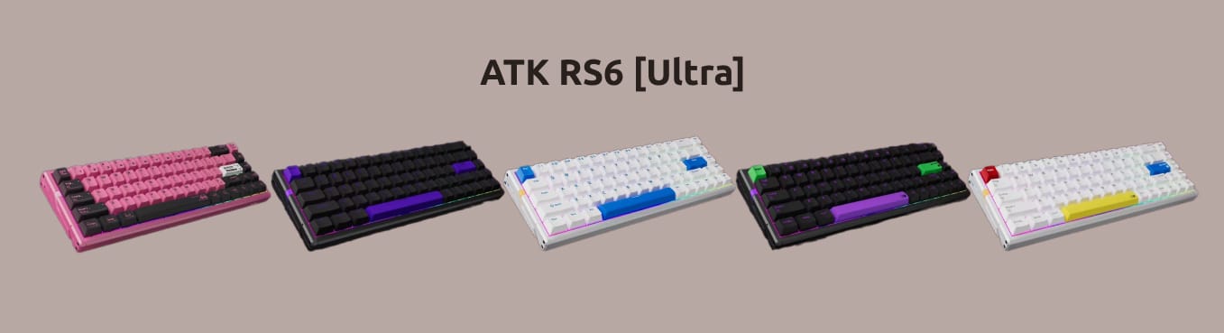 Все варианты дизайна магниток ATK RS6 и RS6 Ultra.