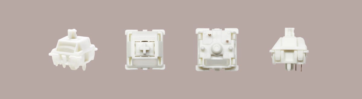 Изображение Gateron Smoothie Linear на монохромном фоне.