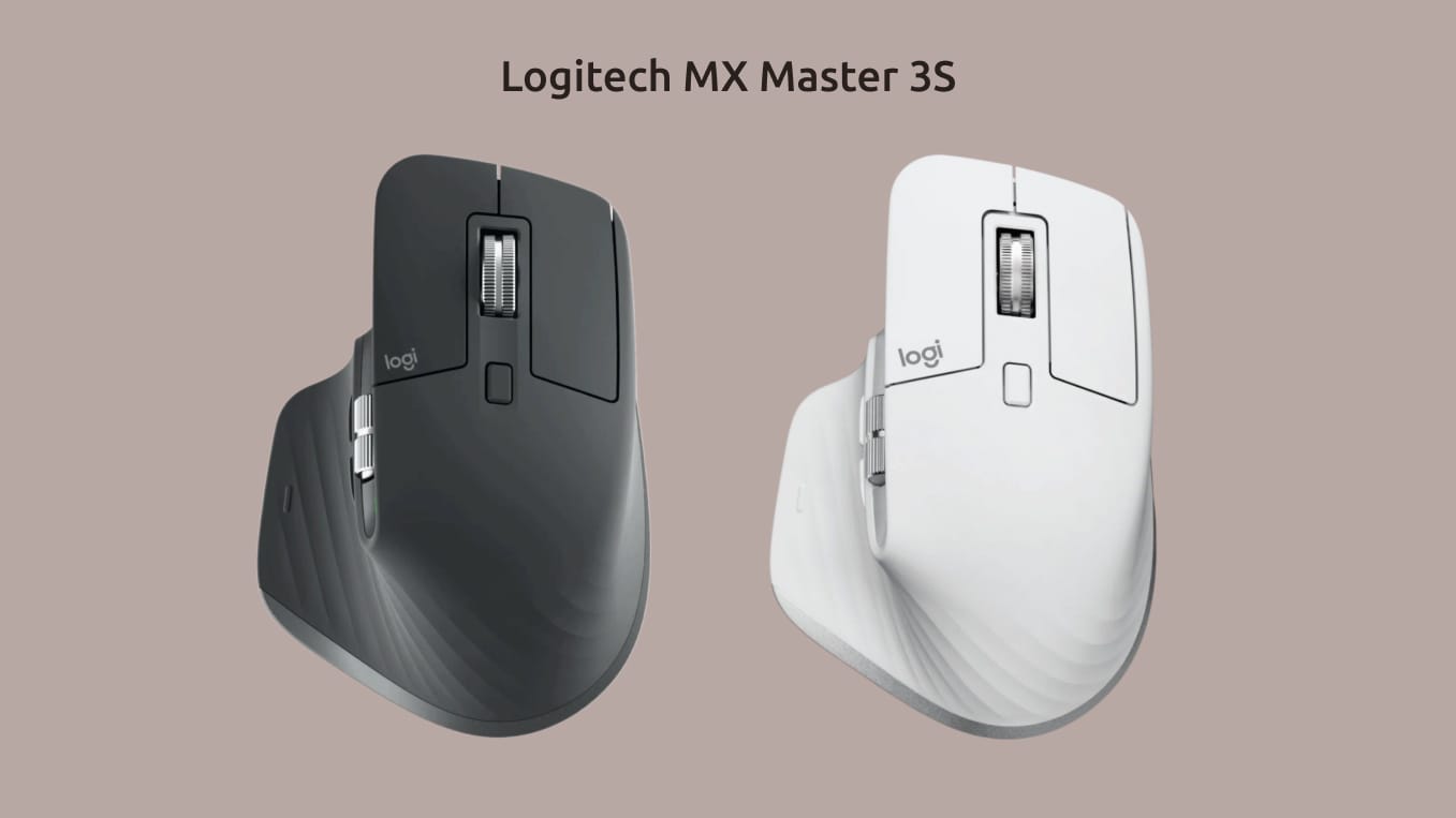 Logitech MX Master 3S в тёмном и светлом исполнениях.