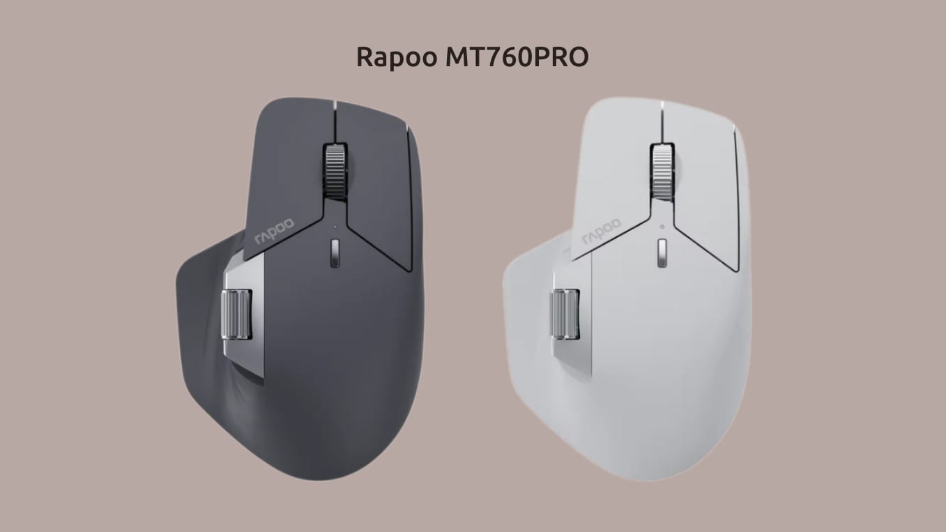 Rapoo MT760PRO в тёмном и светлом вариантах корпуса.