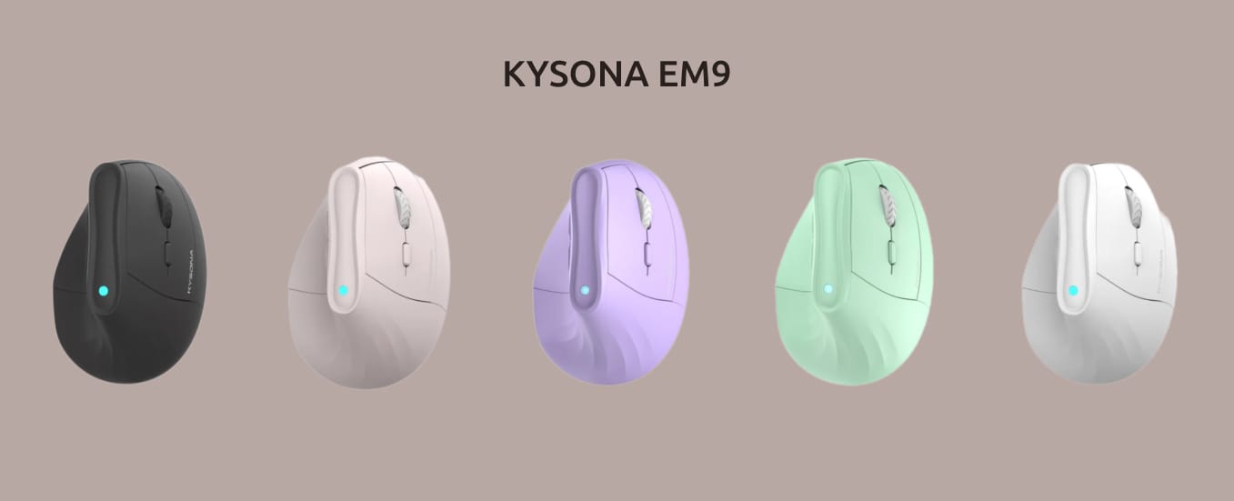 KYSONA EM9 в пяти вариантах цвета корпуса.