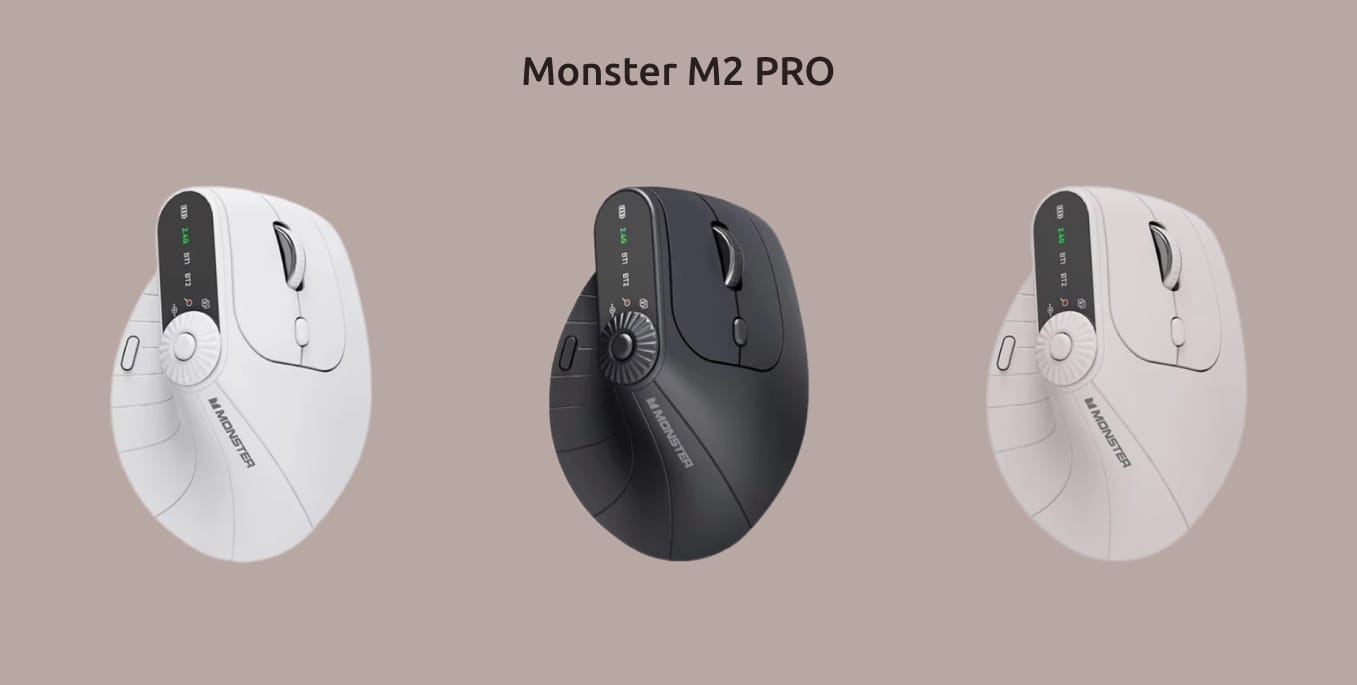 Monster M2 PRO в трёх цветах.