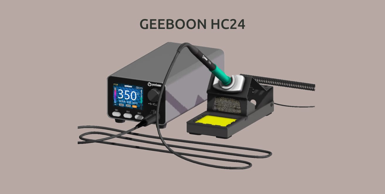 GEEBOON HC24 на монохромном фоне.