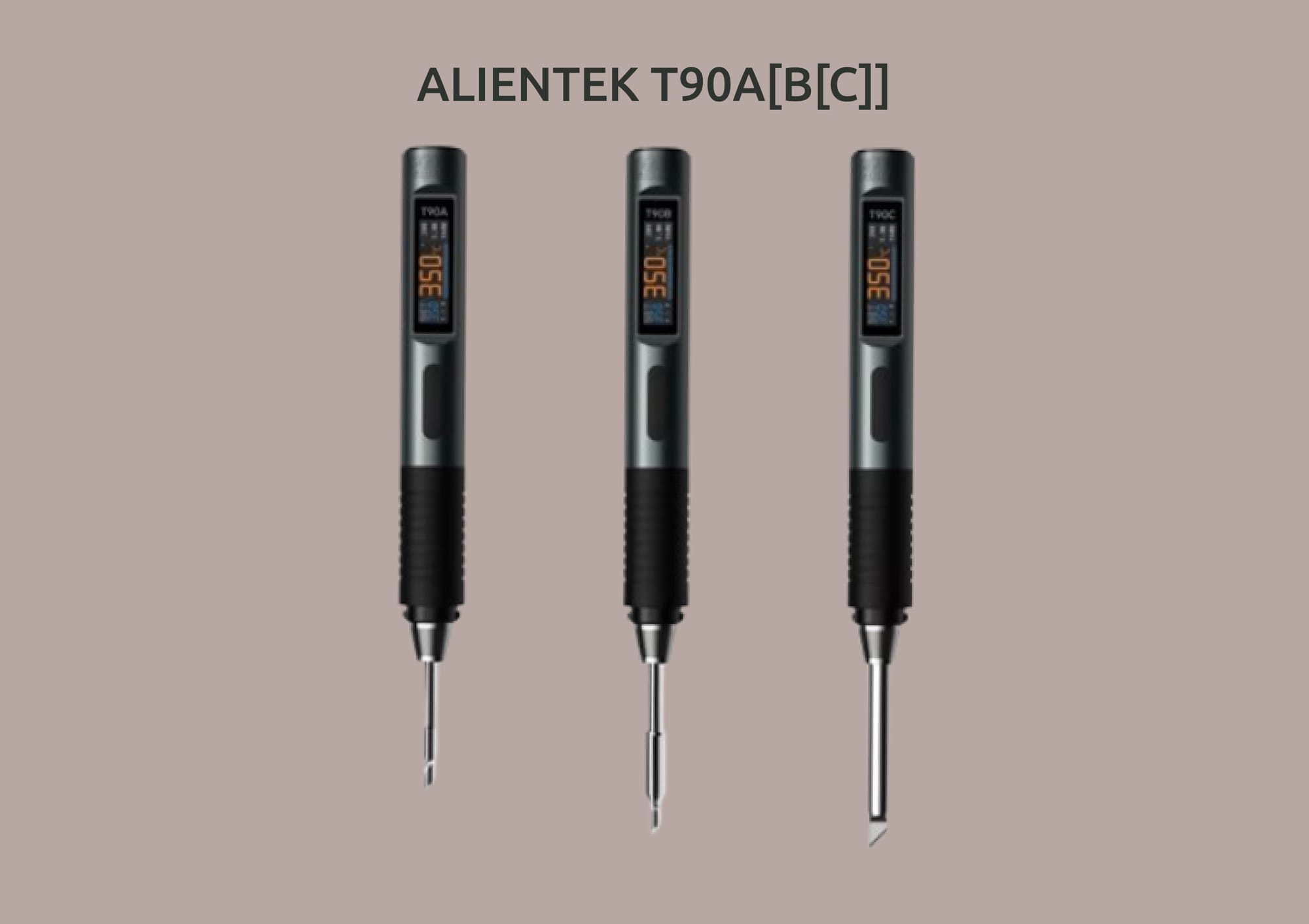Три варианта ALIENTEK T90 на однотонном фоне.