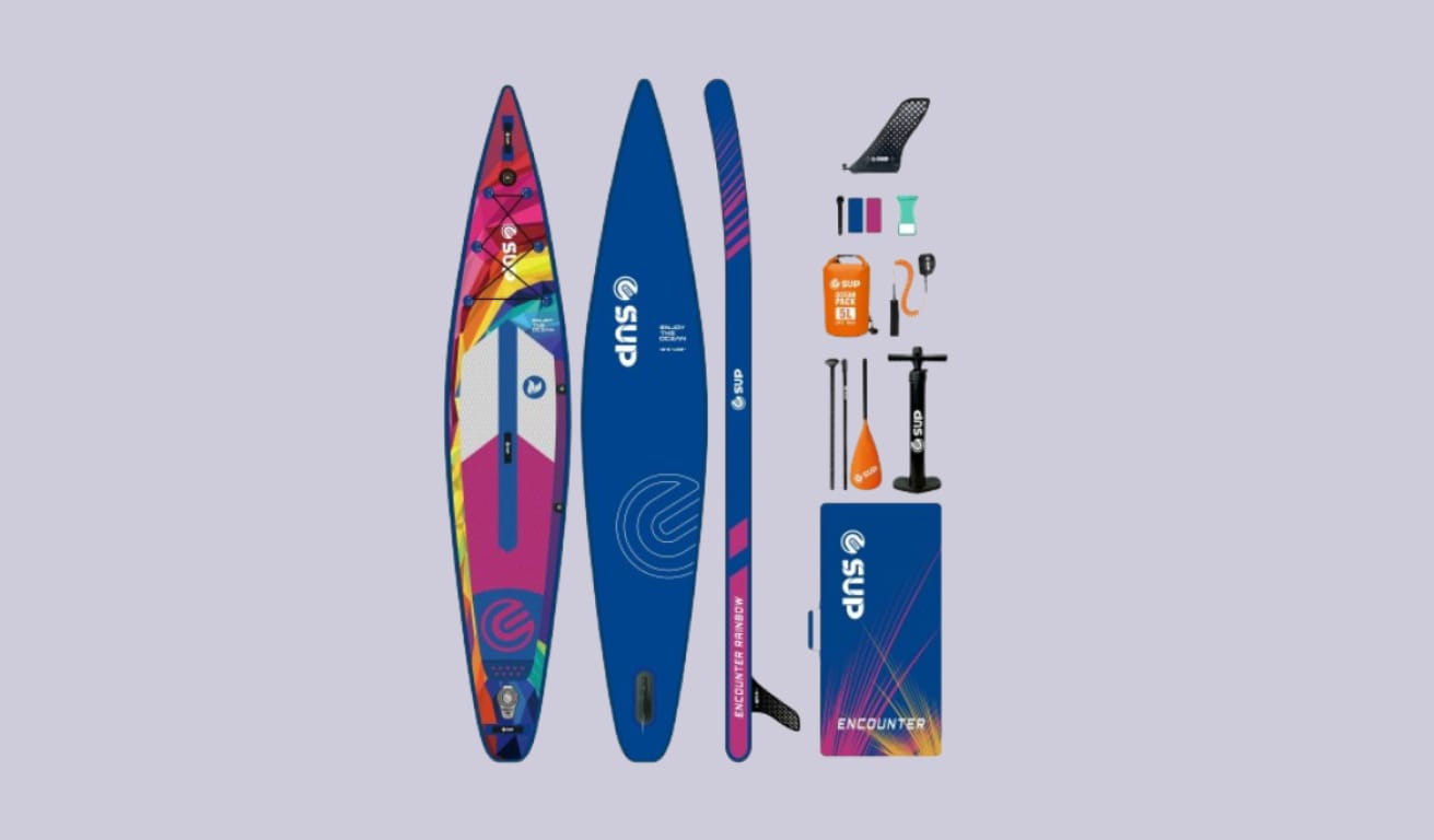Изображение комплекта сапборда E-SUP ENCOUNTER RAINBOW 12'6".