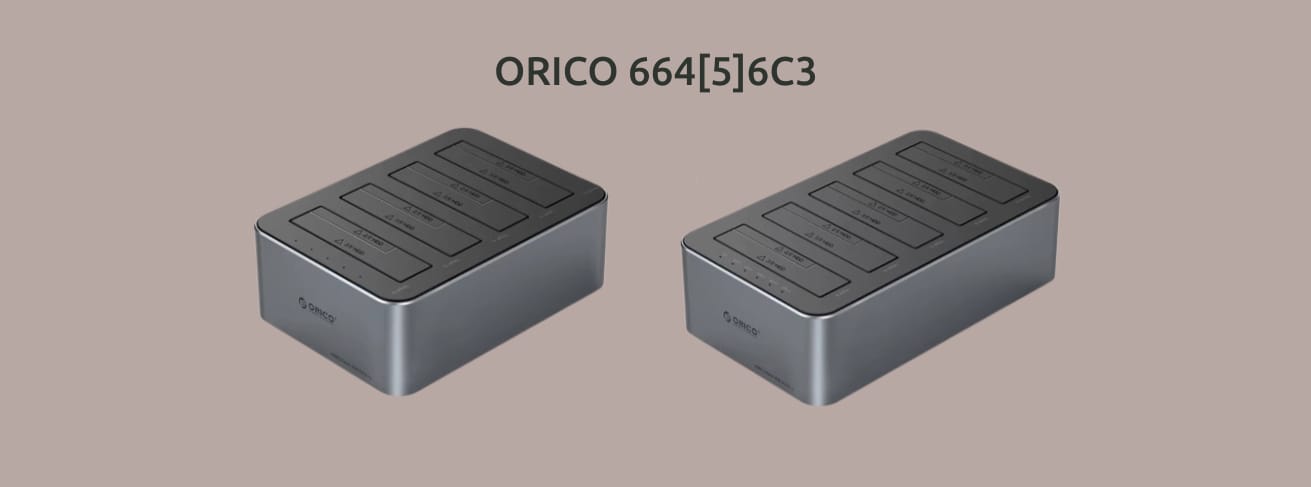 ORICO 6646C3 и 6656C3 в изометрии.