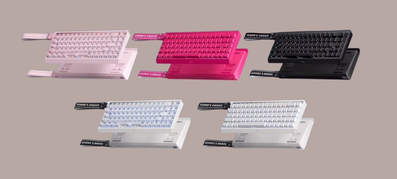 MCHOSE Ace 68 V2 в пяти вариантах цвета.