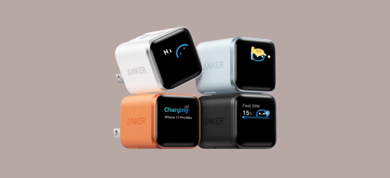 Anker Nano Charger 45W в четырёх цветах.