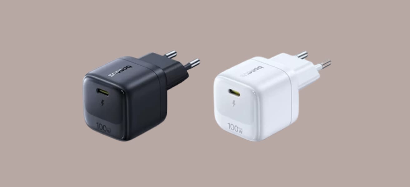 Baseus EnerFill FH22 100W в светлом и тёмном вариантах цвета корпуса.