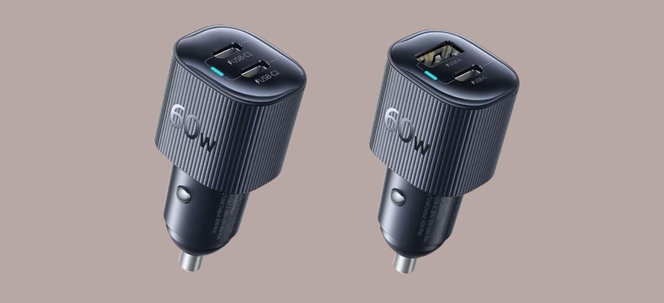 Две Baseus PrimeTrip VP2 60W с разными конфигурациями разъёмов — USB-C плюс USB-C или USB-A.
