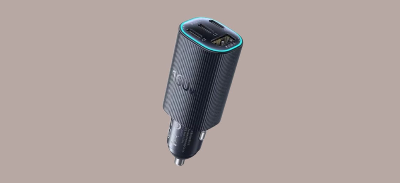 Baseus C02077 PrimeTrip VP2 160W на светло-кориченовом фоне.